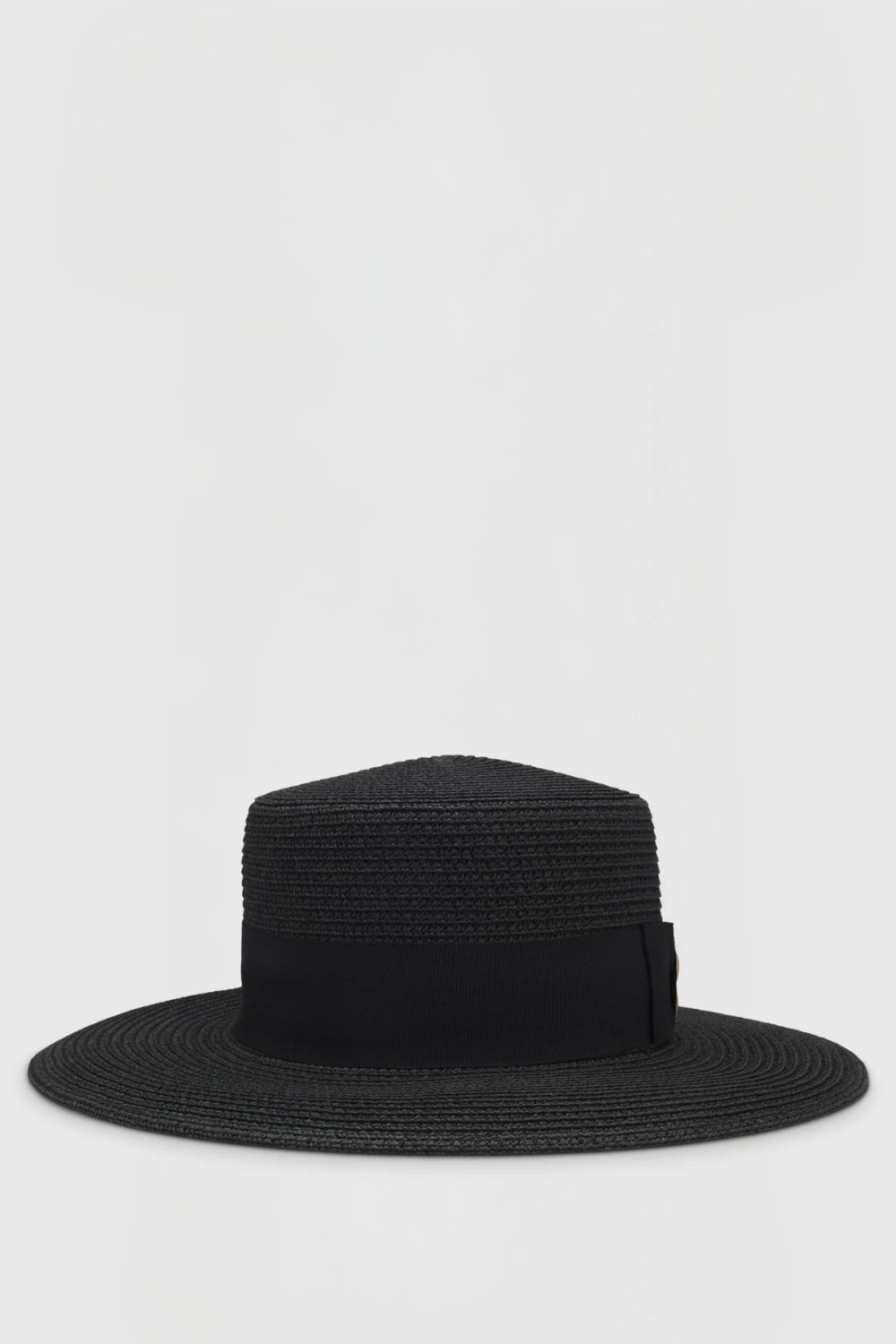 BOATER HAT BLACK